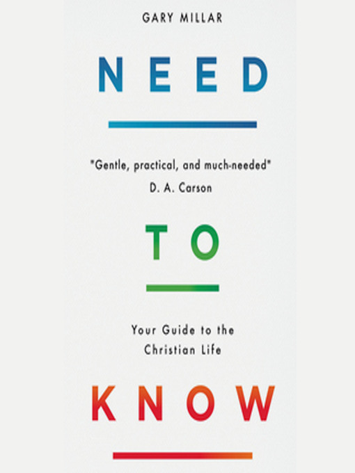 Title details for Need to Know by Gary Millar - Available